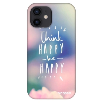 Husă pentru Apple iPhone 12 mini - Think happy be happy