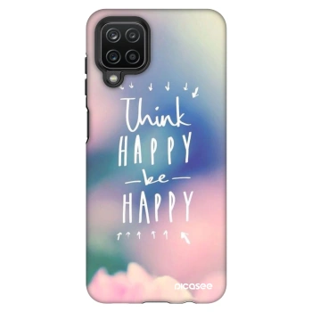 Husă pentru Samsung Galaxy A12 A125F - Think happy be happy