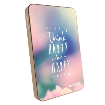 Powerbank cu MagSafe 5 000 mAh cu design propriu De aur - Think happy be happy