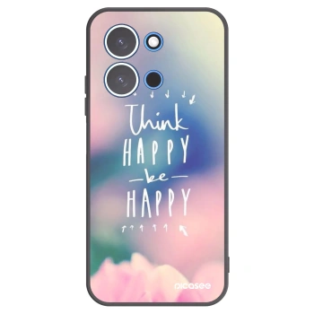 Picasee husă neagră din silicon pentru Xiaomi Redmi 15C 4G - Think happy be happy