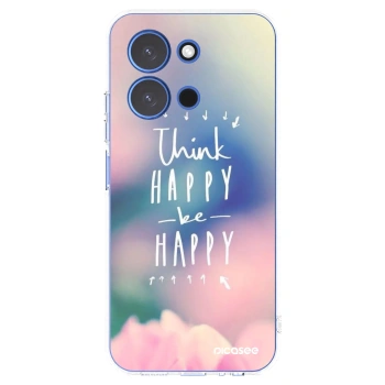 Picasee husă transparentă din silicon pentru Xiaomi Redmi 15C 4G - Think happy be happy