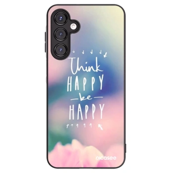 Picasee husă neagră din silicon pentru Samsung Galaxy A16 4G - Think happy be happy
