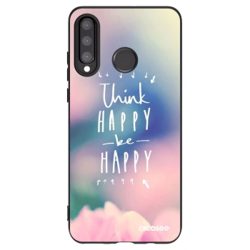 Picasee husă neagră din silicon pentru Huawei P30 Lite - Think happy be happy