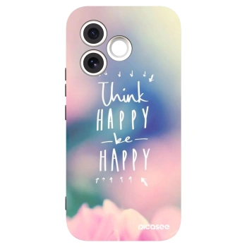 Picasee husă neagră din silicon pentru Honor 600 Lite - Think happy be happy
