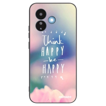 Picasee husă neagră din silicon pentru Xiaomi Redmi Note 17 Pro 5G - Think happy be happy