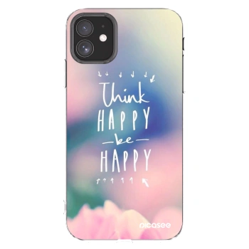 Picasee husă transparentă din silicon pentru Apple iPhone 11 - Think happy be happy
