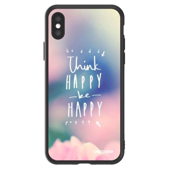 Picasee ULTIMATE CASE pentru Apple iPhone X/XS - Think happy be happy