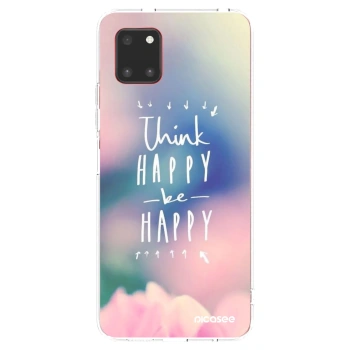 Picasee husă transparentă din silicon pentru Samsung Galaxy Note 10 Lite N770F - Think happy be happy