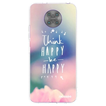 Picasee husă transparentă din silicon pentru Xiaomi Poco F2 Pro - Think happy be happy