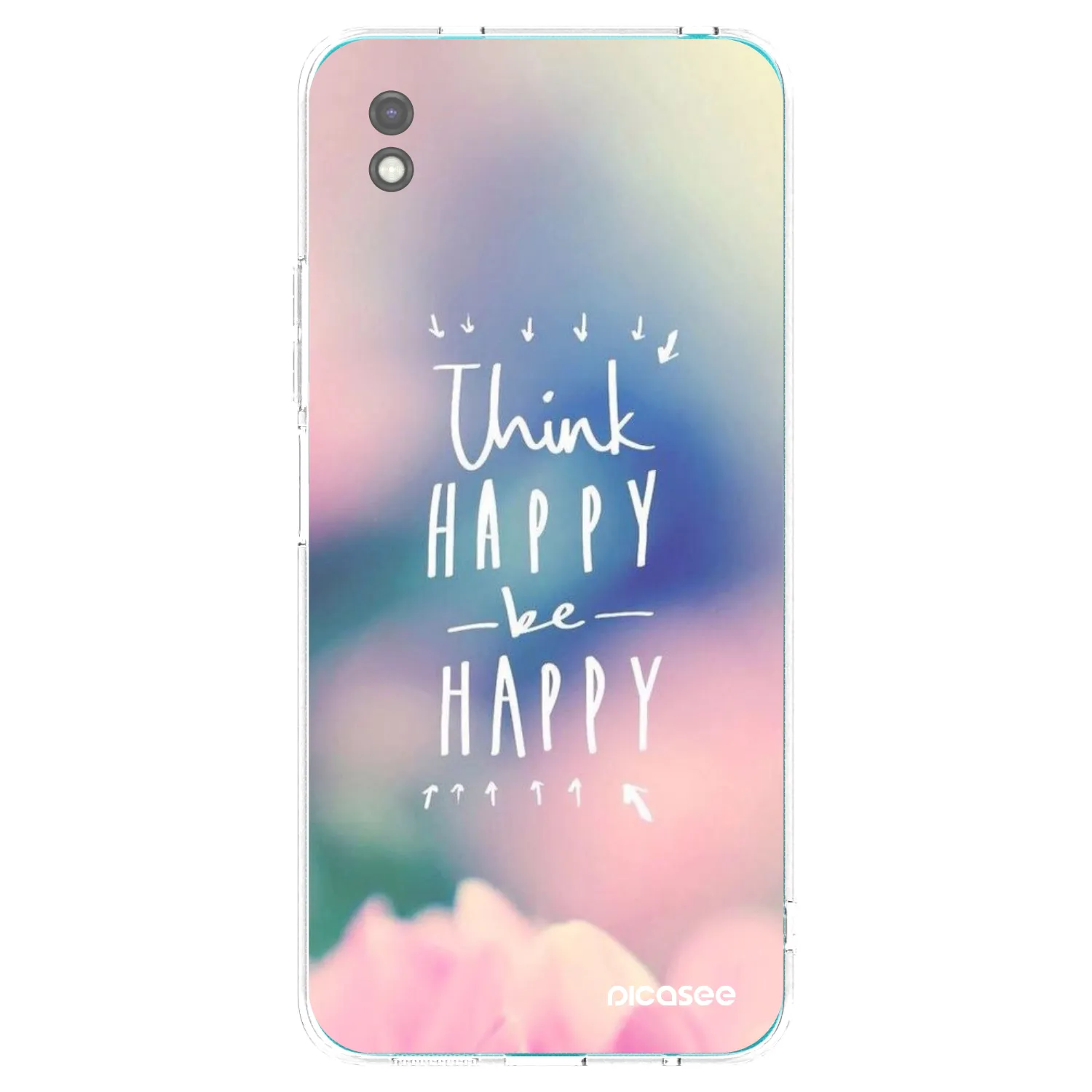 Picasee husă neagră din silicon pentru Xiaomi Redmi 9A - Think happy be happy