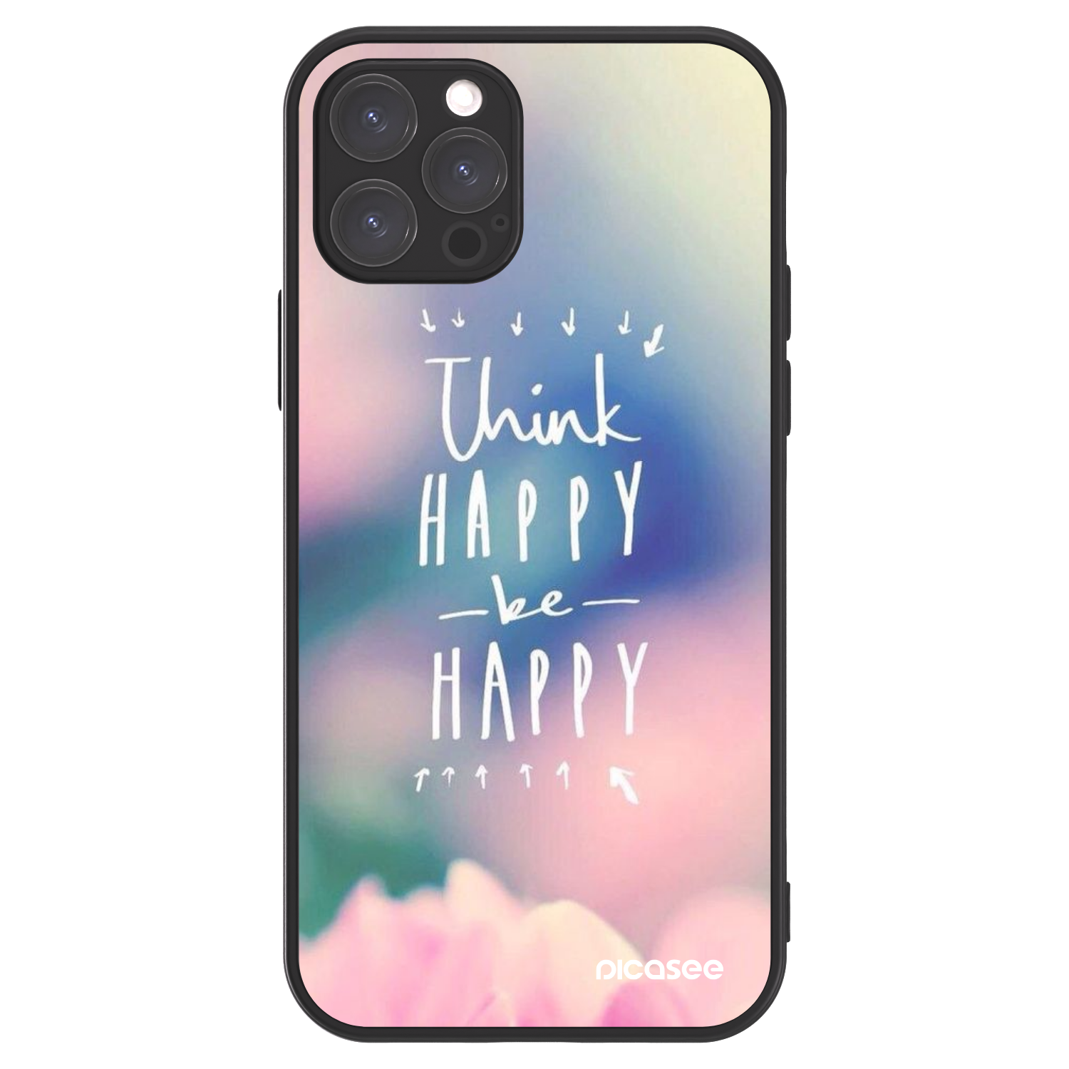 Picasee ULTIMATE CASE pentru Apple iPhone 12 Pro - Think happy be happy