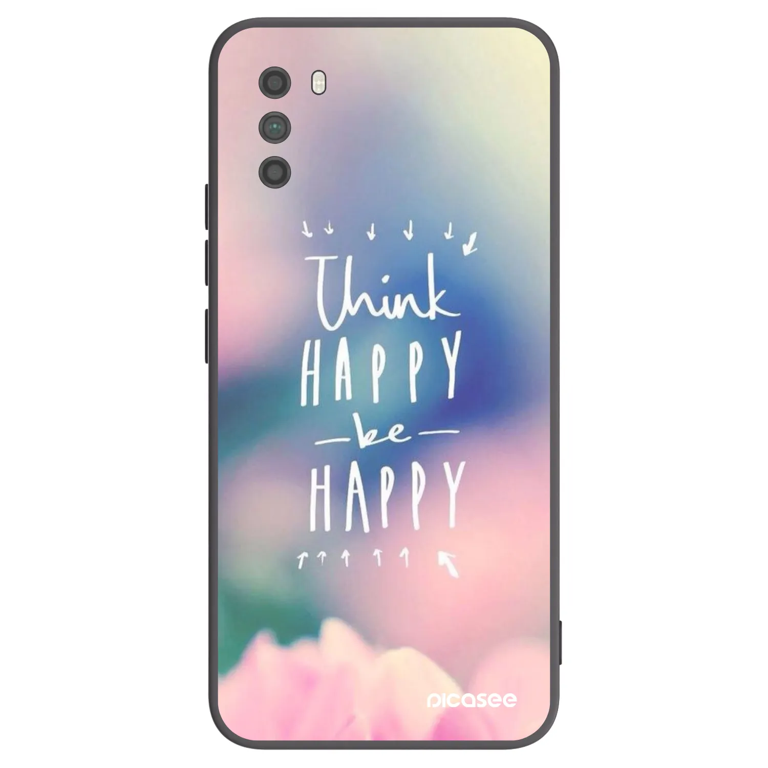 Picasee husă neagră din silicon pentru Xiaomi Poco M3 - Think happy be happy