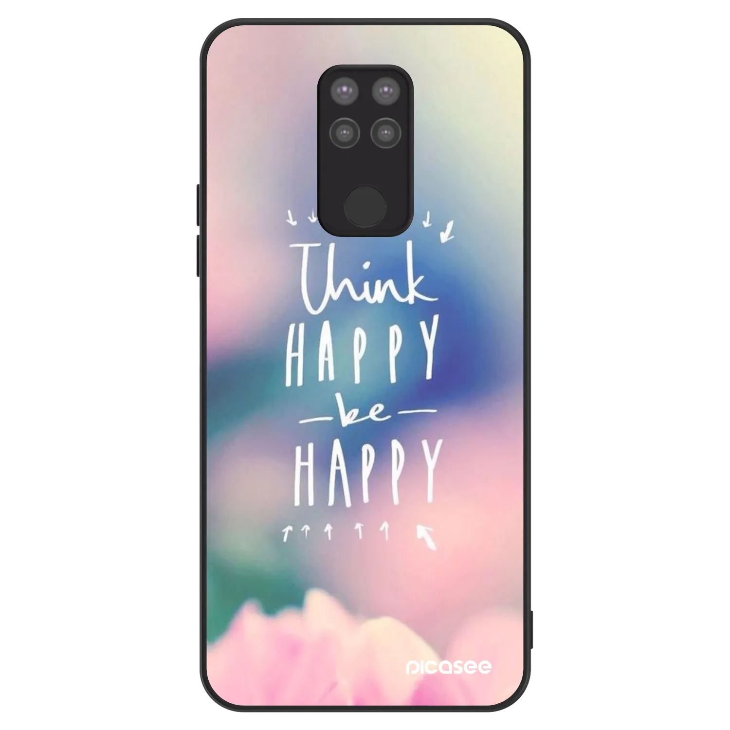 Picasee ULTIMATE CASE pentru Xiaomi Redmi Note 9 - Think happy be happy