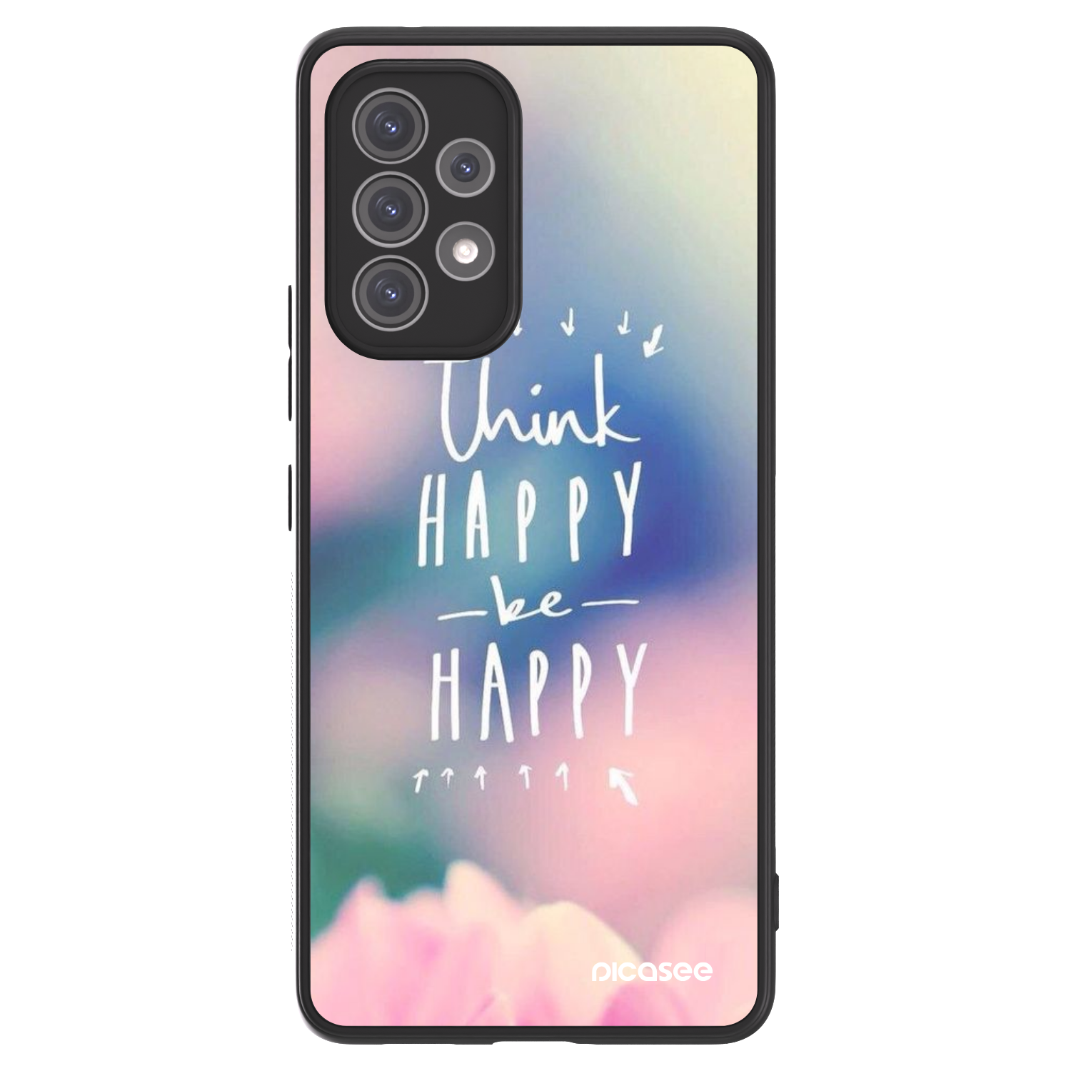 Picasee ULTIMATE CASE pentru Samsung Galaxy A52 5G A525F - Think happy be happy