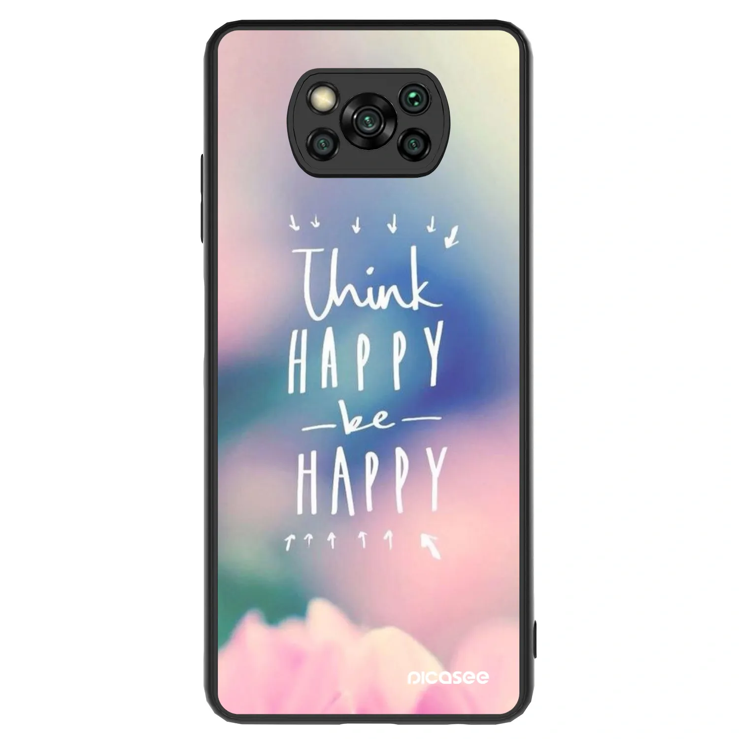 Picasee ULTIMATE CASE pentru Xiaomi Poco X3 - Think happy be happy