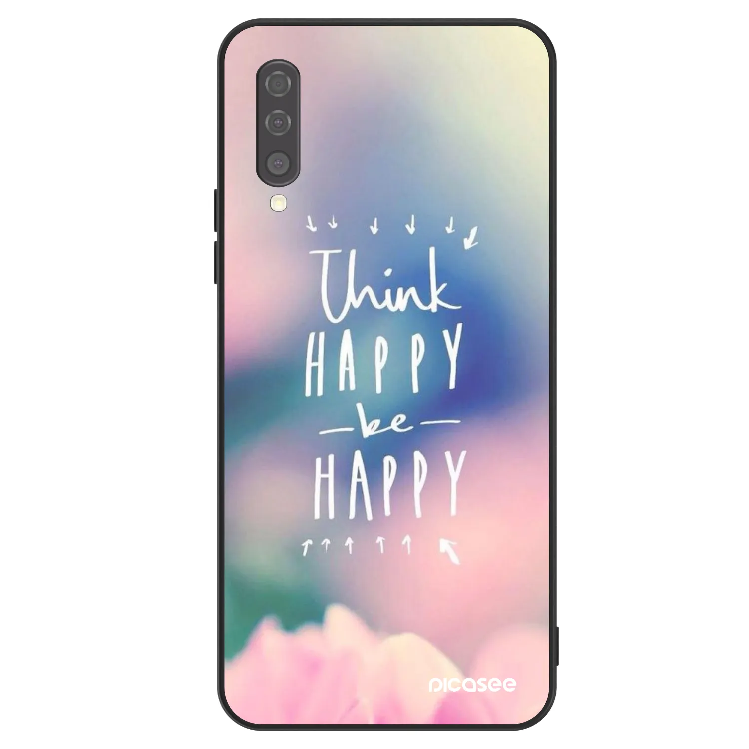 Picasee ULTIMATE CASE pentru Samsung Galaxy A50 A505F - Think happy be happy