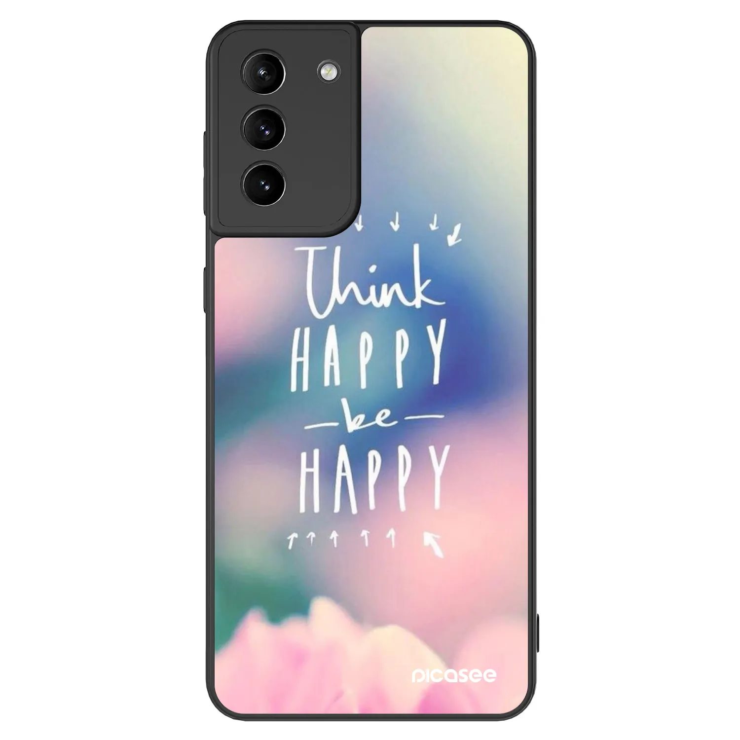 Picasee ULTIMATE CASE pentru Samsung Galaxy S21+ 5G G996F - Think happy be happy