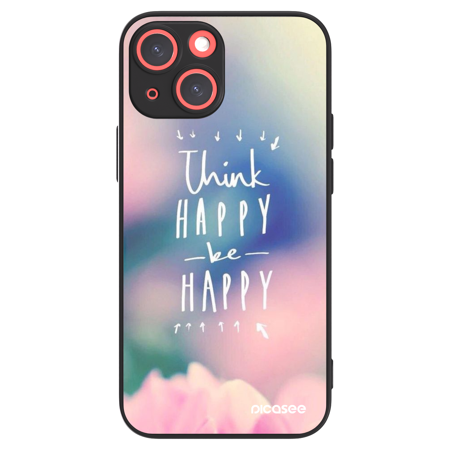Picasee ULTIMATE CASE pentru Apple iPhone 13 mini - Think happy be happy