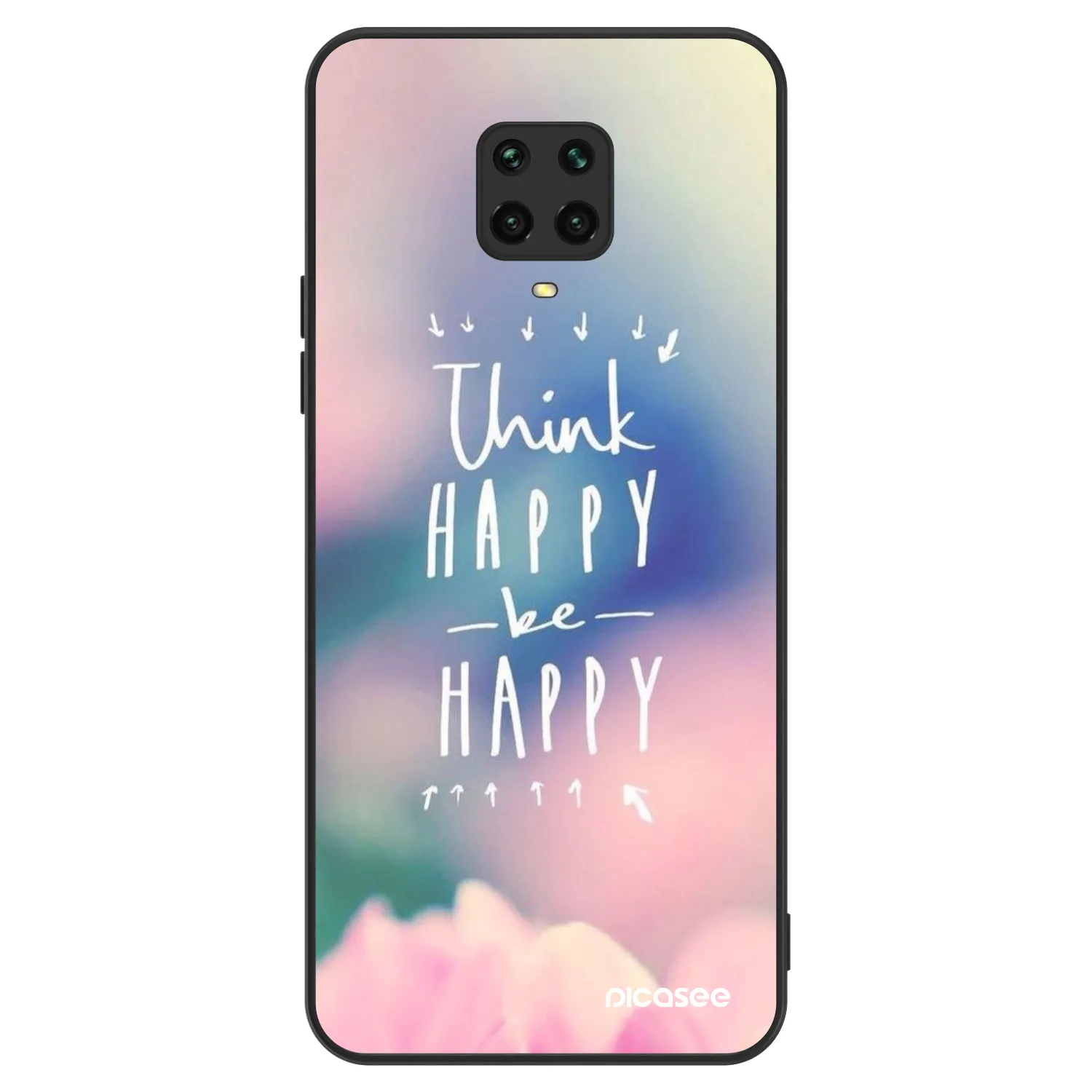 Picasee ULTIMATE CASE pentru Xiaomi Redmi Note 9S - Think happy be happy