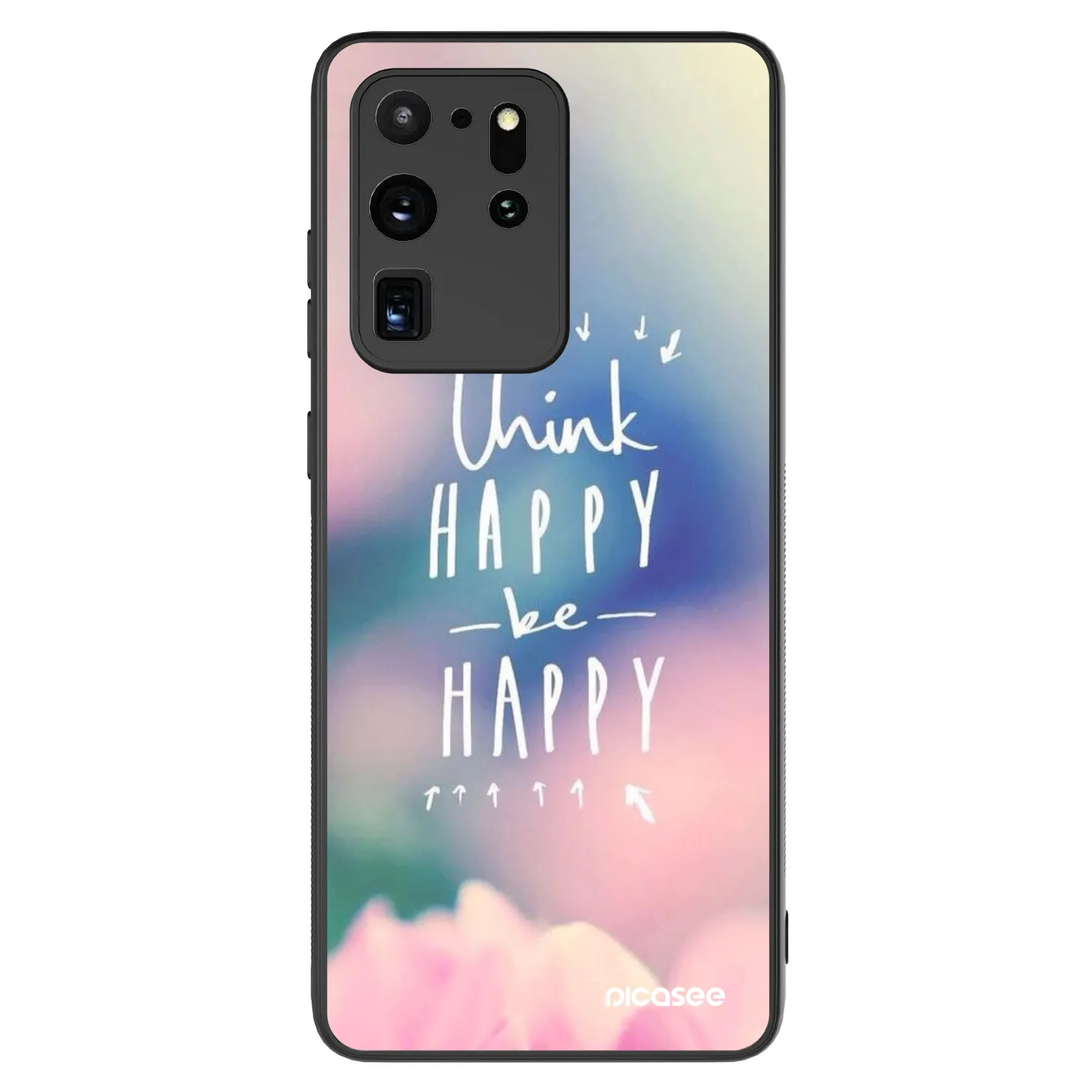 Picasee ULTIMATE CASE pentru Samsung Galaxy S20 Ultra 5G G988F - Think happy be happy