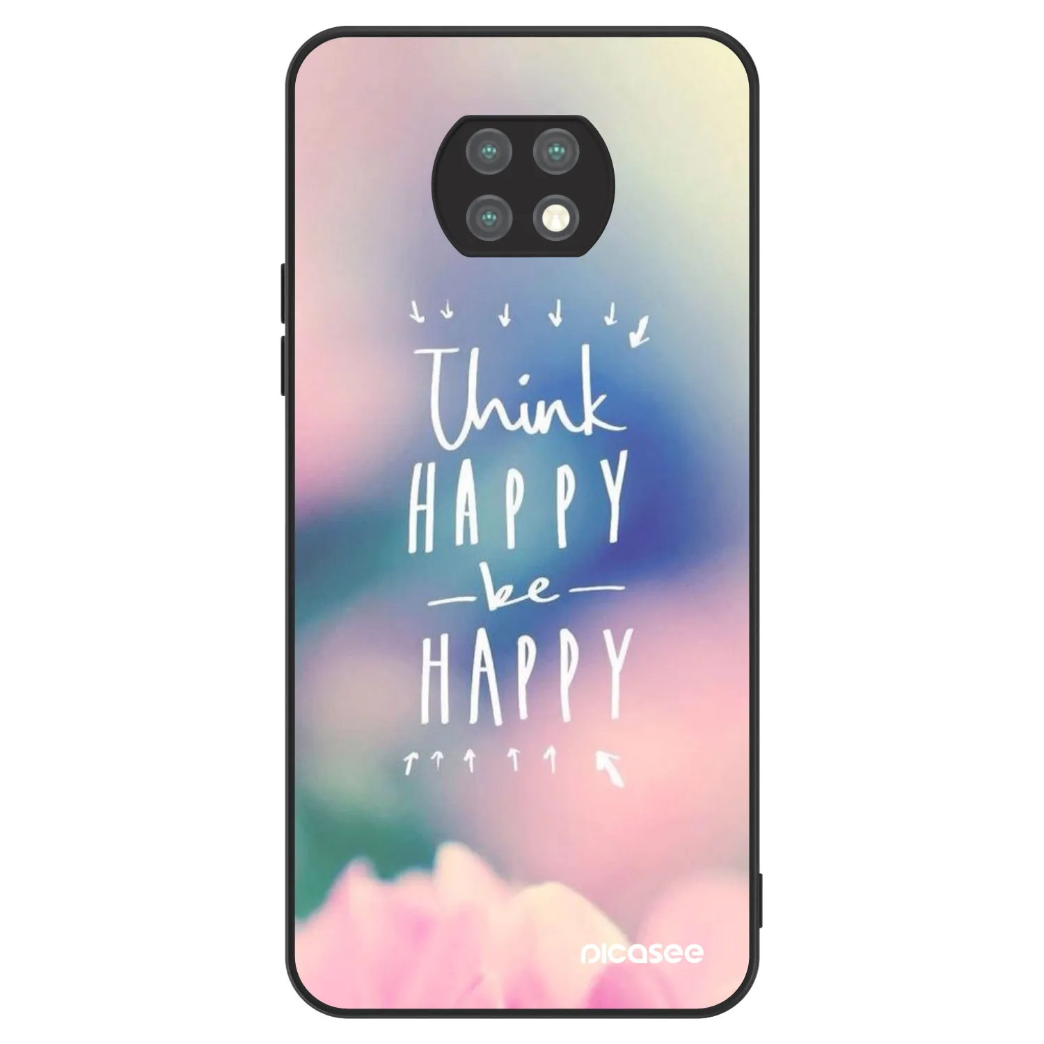 Picasee ULTIMATE CASE pentru Xiaomi Redmi Note 9T - Think happy be happy