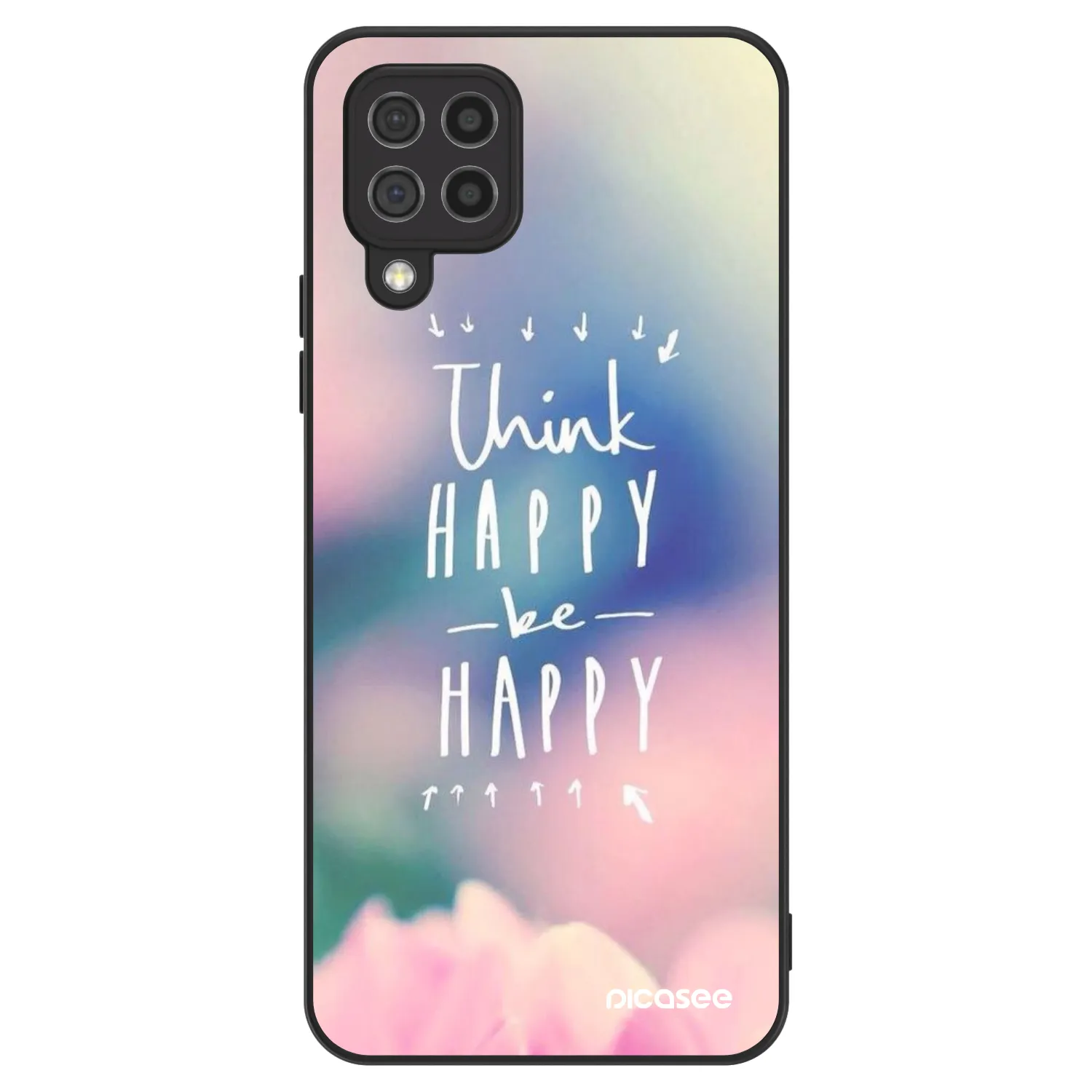 Picasee ULTIMATE CASE pentru Samsung Galaxy A22 A225F 4G - Think happy be happy