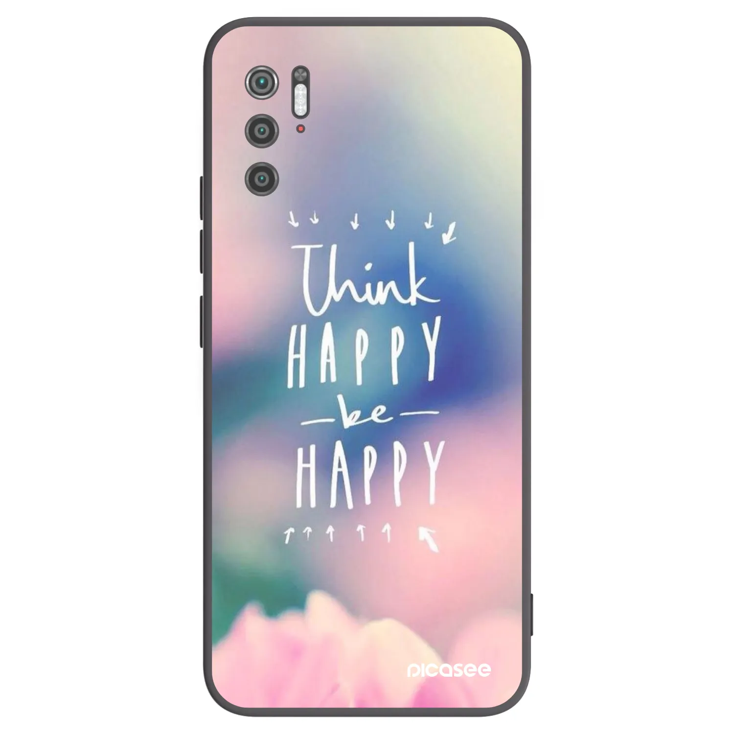Picasee husă neagră din silicon pentru Xiaomi Poco M3 Pro 5G - Think happy be happy