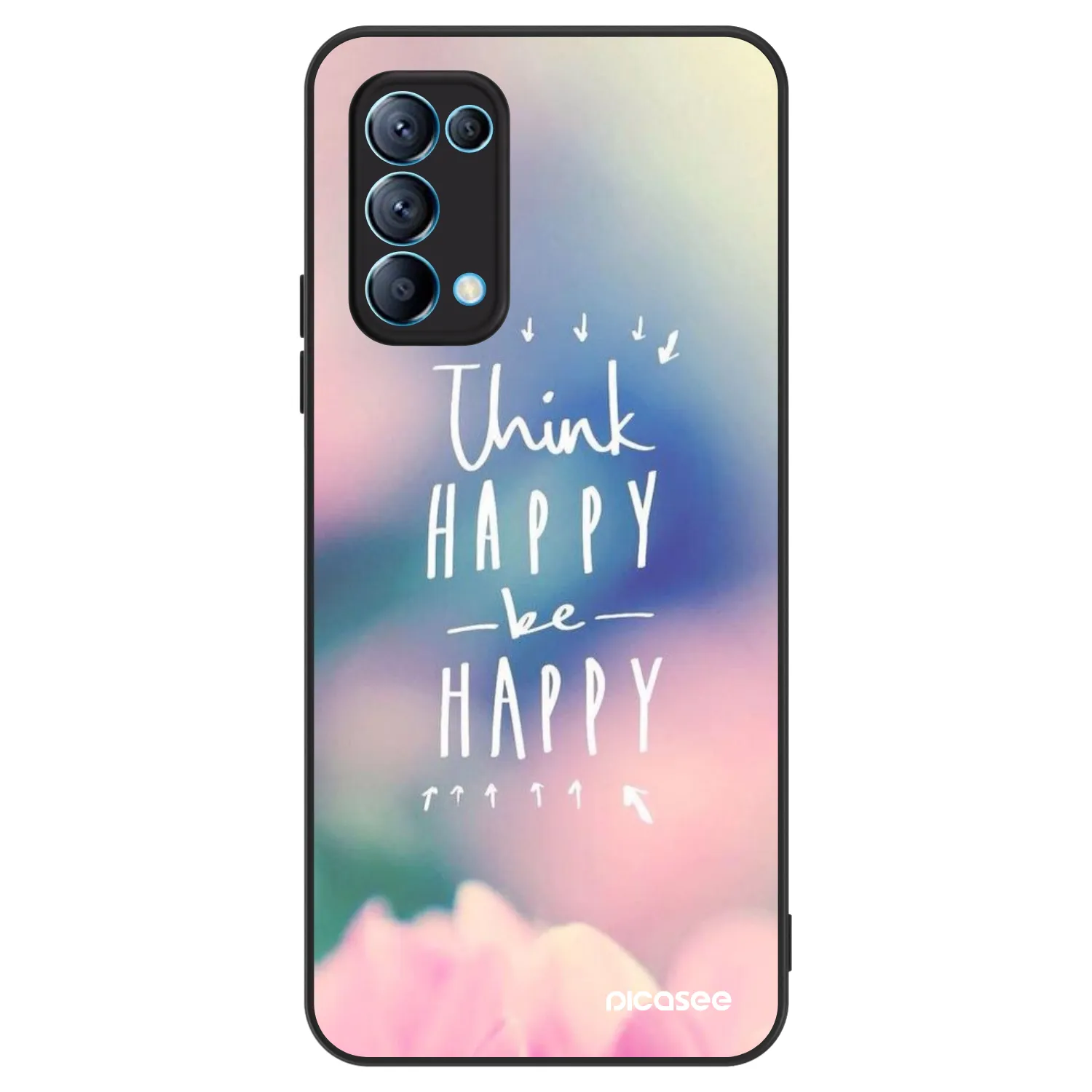 Picasee ULTIMATE CASE pentru OPPO Reno 5 5G - Think happy be happy