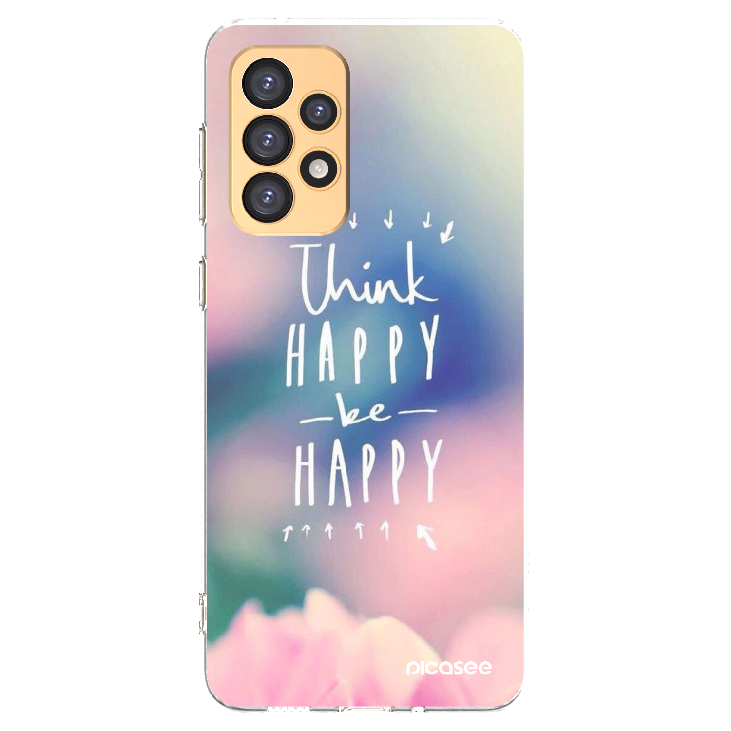 Picasee husă transparentă din silicon pentru Samsung Galaxy A33 5G A336 - Think happy be happy