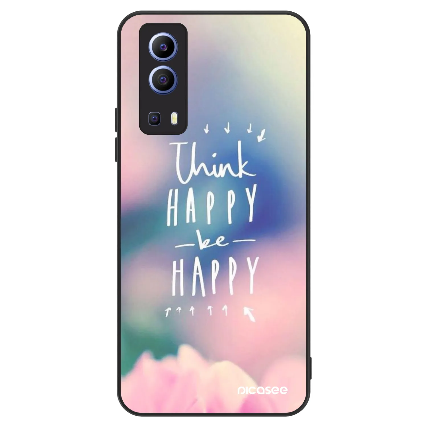 Picasee ULTIMATE CASE pentru Vivo Y52 5G - Think happy be happy