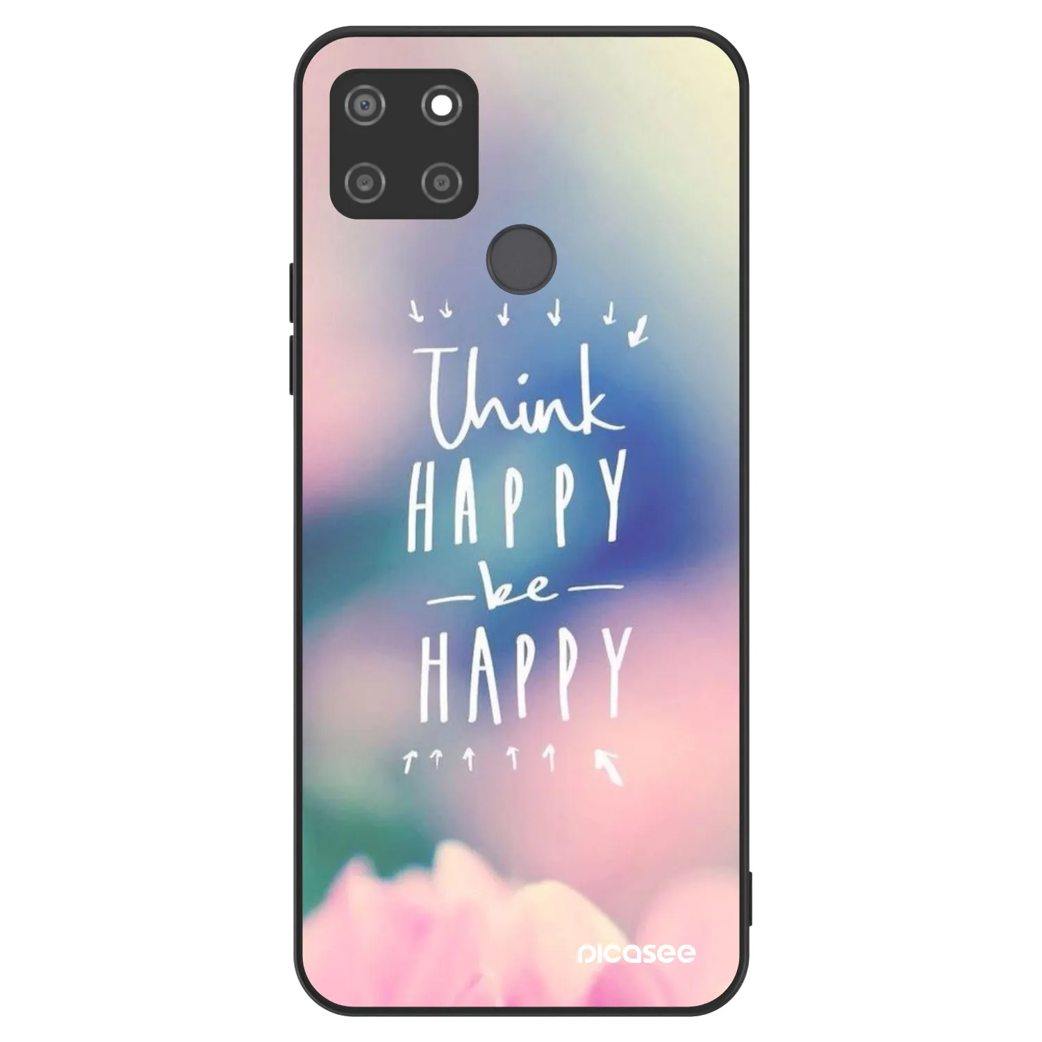 Picasee ULTIMATE CASE pentru Realme C21Y - Think happy be happy
