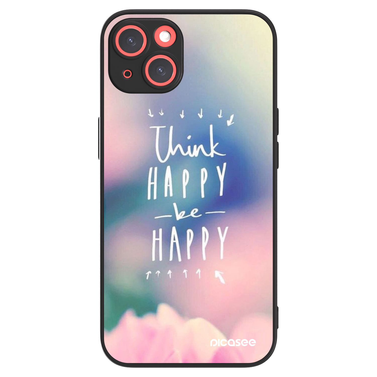 Picasee ULTIMATE CASE MagSafe pentru Apple iPhone 13 - Think happy be happy