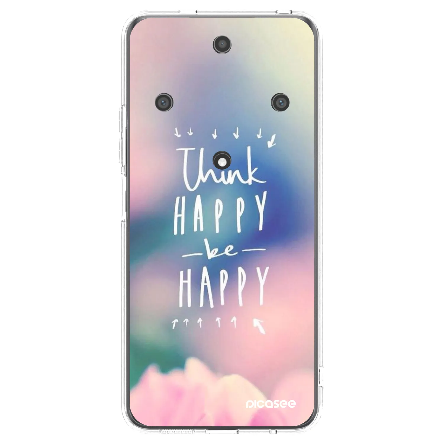 Picasee husă transparentă din silicon pentru Honor Magic5 Lite 5G - Think happy be happy