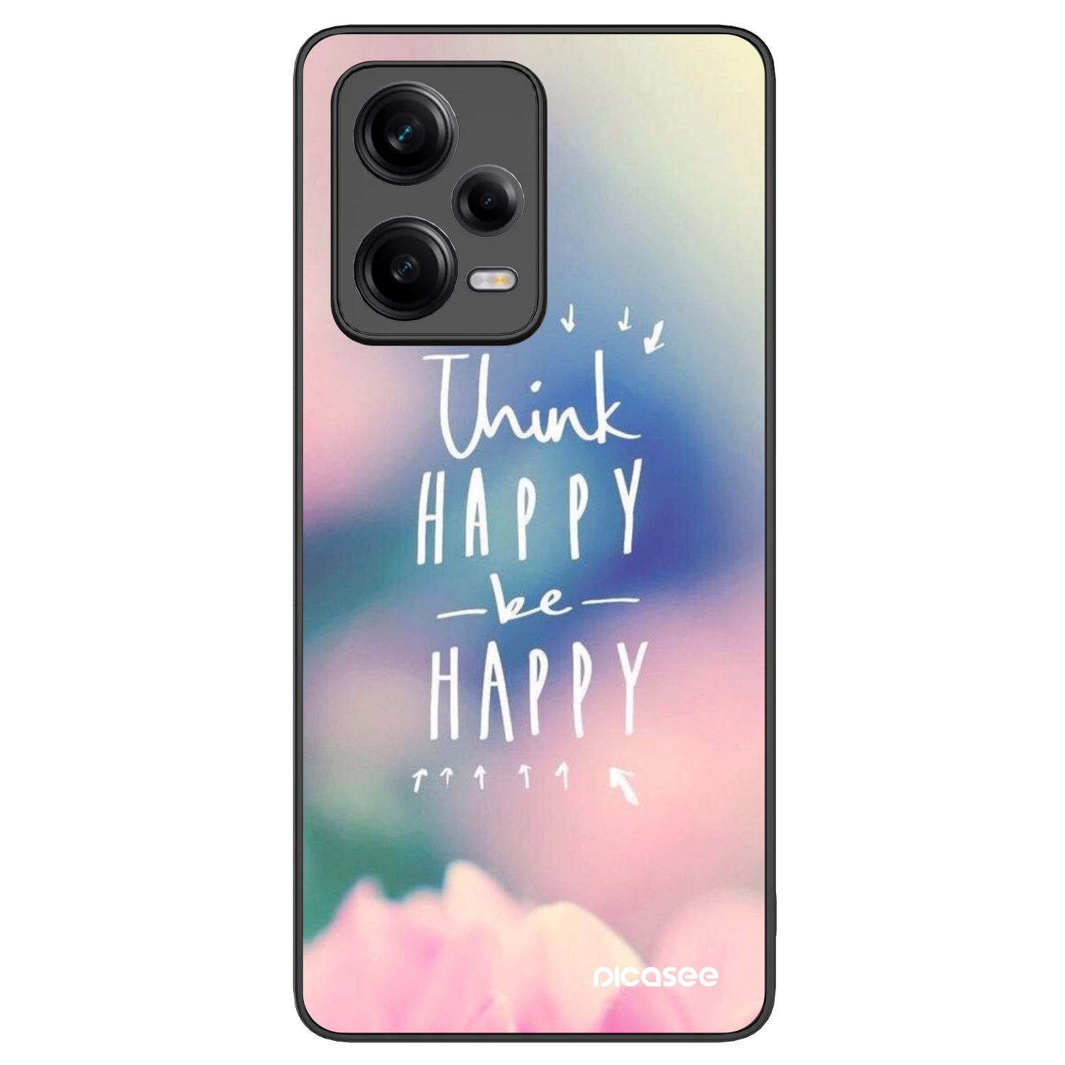 Picasee ULTIMATE CASE pentru Xiaomi Redmi Note 12 Pro 5G - Think happy be happy