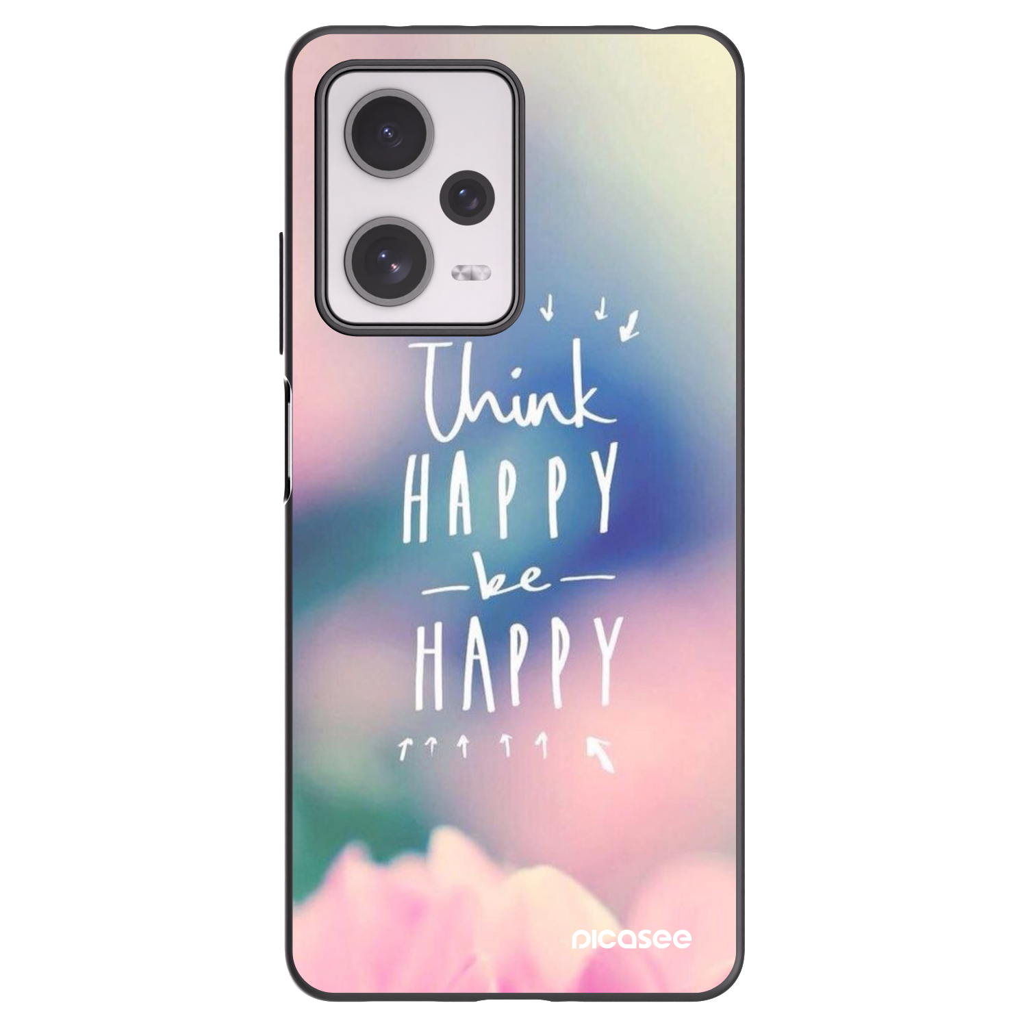 Picasee husă neagră din silicon pentru Xiaomi Redmi Note 12 Pro+ 5G - Think happy be happy