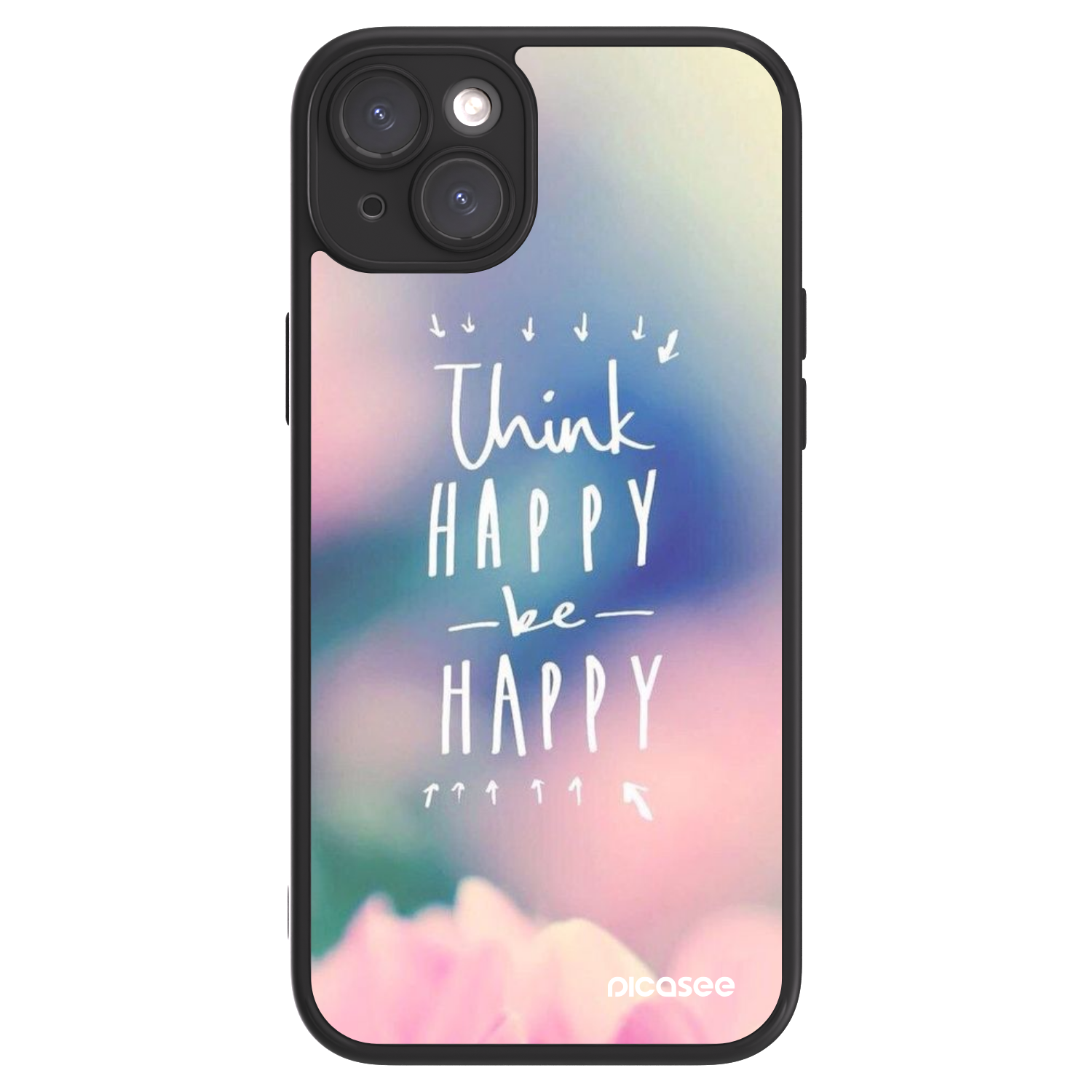 Picasee ULTIMATE CASE MagSafe pentru Apple iPhone 15 Plus - Think happy be happy