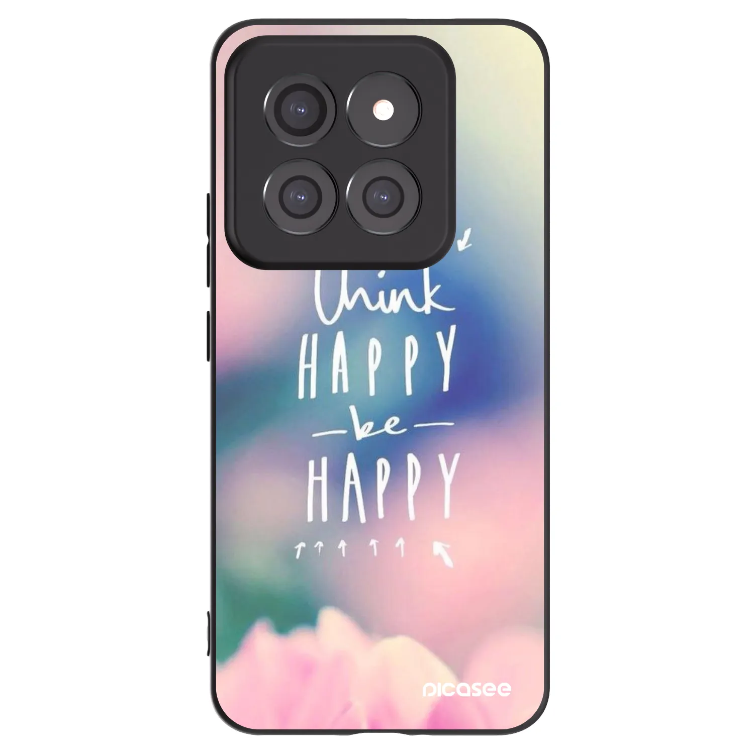 Picasee husă neagră din silicon pentru Xiaomi 14 Pro - Think happy be happy