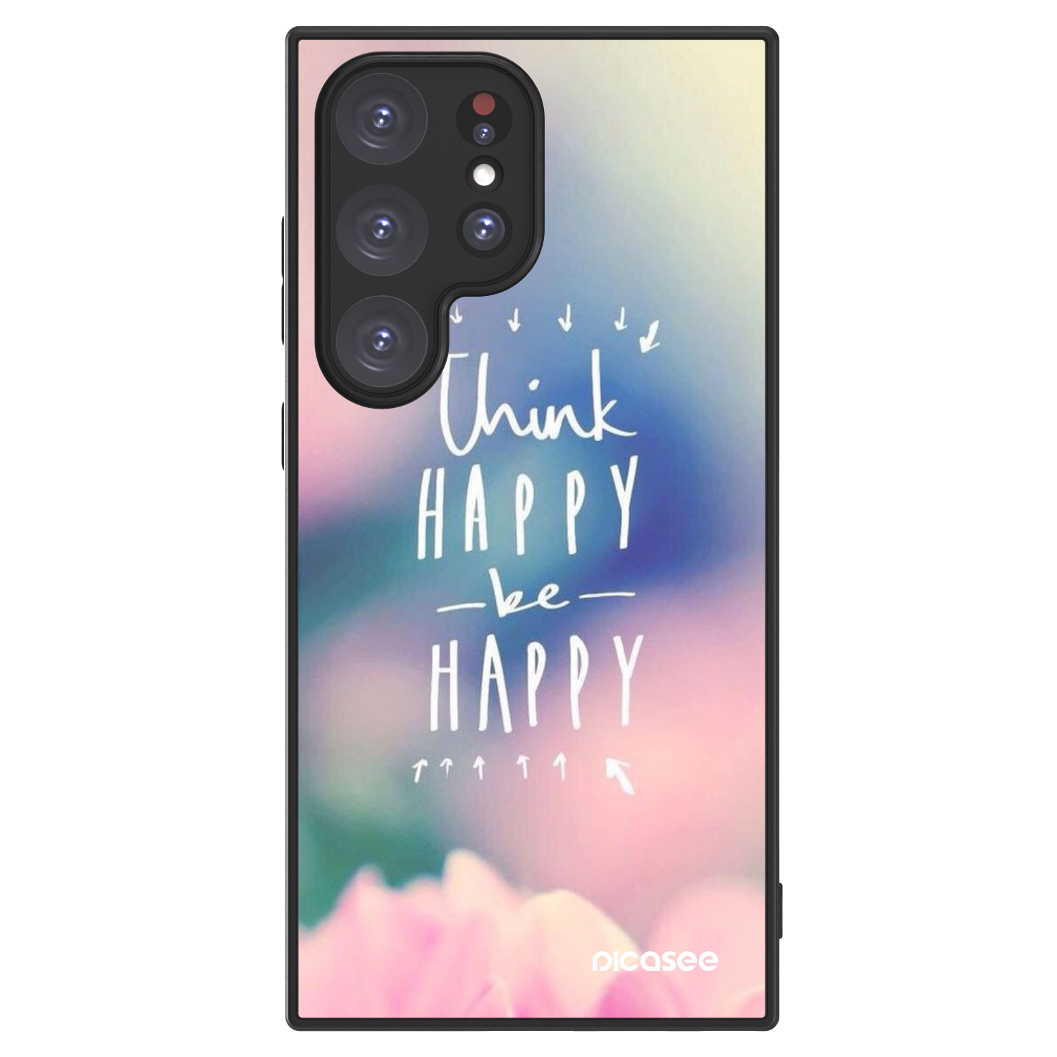 Picasee ULTIMATE CASE pentru Samsung Galaxy S24 Ultra S928B 5G - Think happy be happy