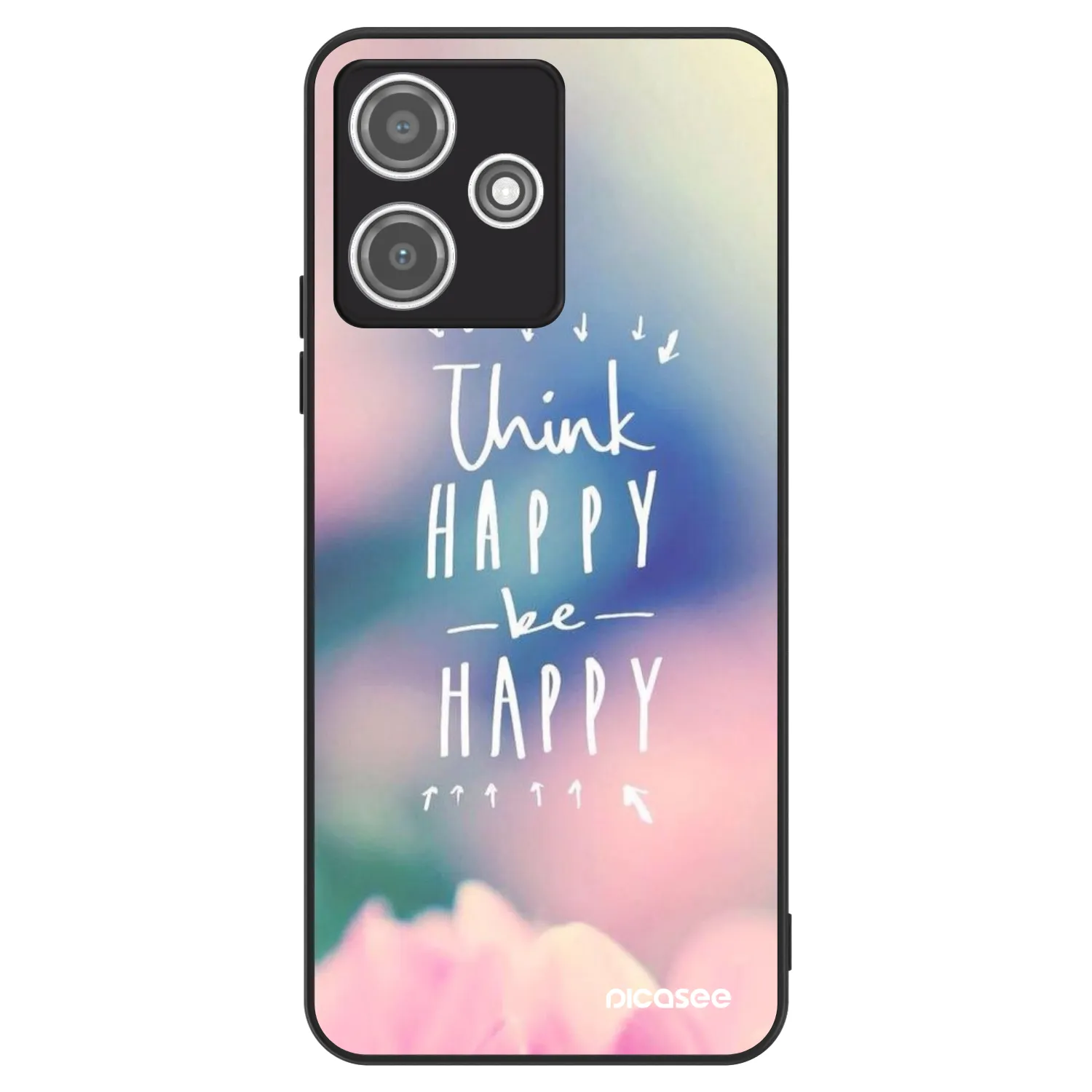 Picasee ULTIMATE CASE pentru Xiaomi Redmi 12 5G - Think happy be happy