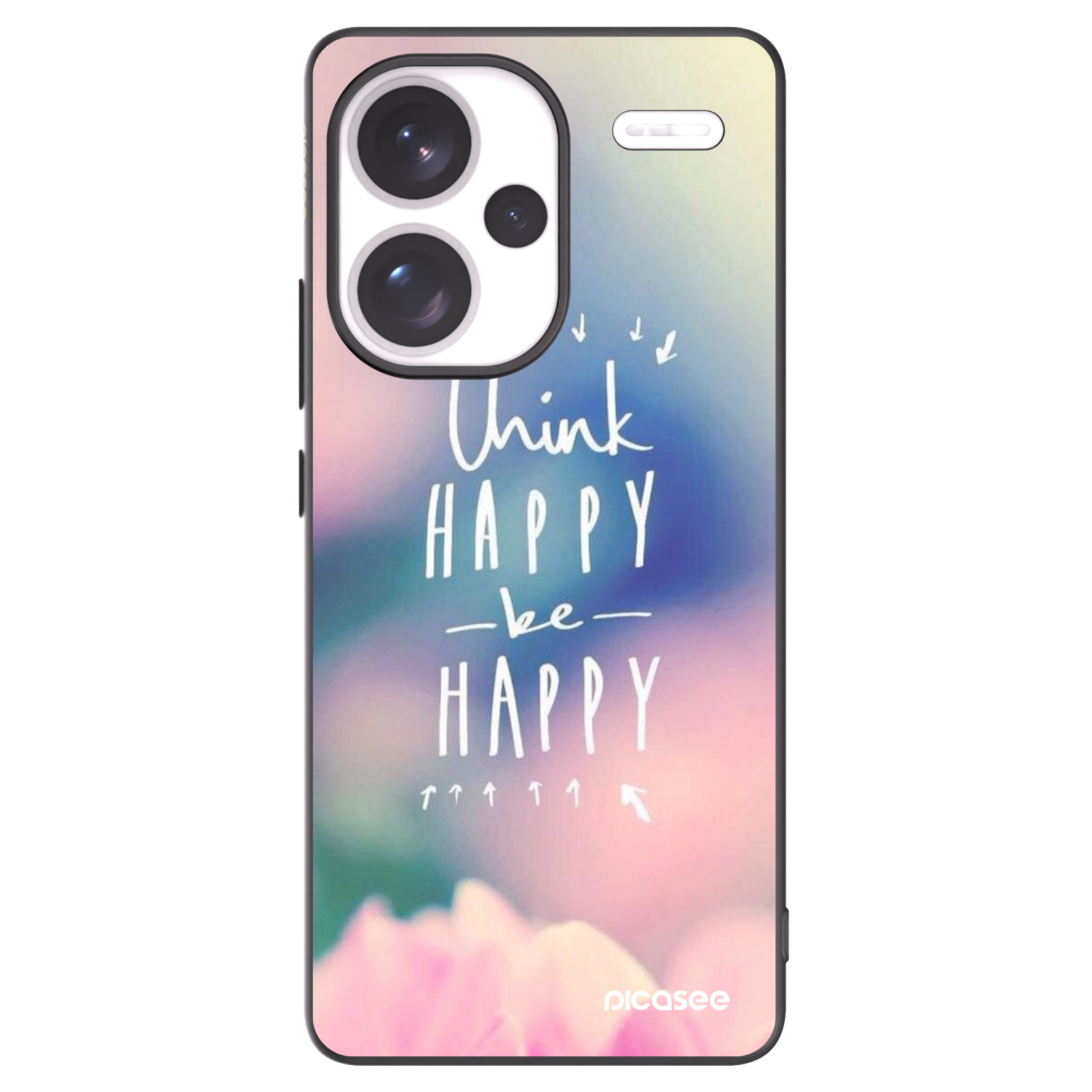 Picasee husă neagră din silicon pentru Xiaomi Redmi Note 13 Pro+ 5G - Think happy be happy