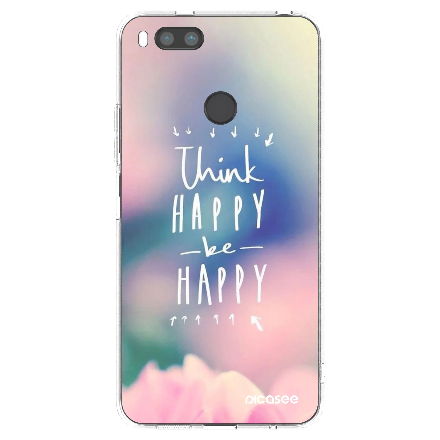 Picasee husă transparentă din silicon pentru Xiaomi Mi A1 Global - Think happy be happy