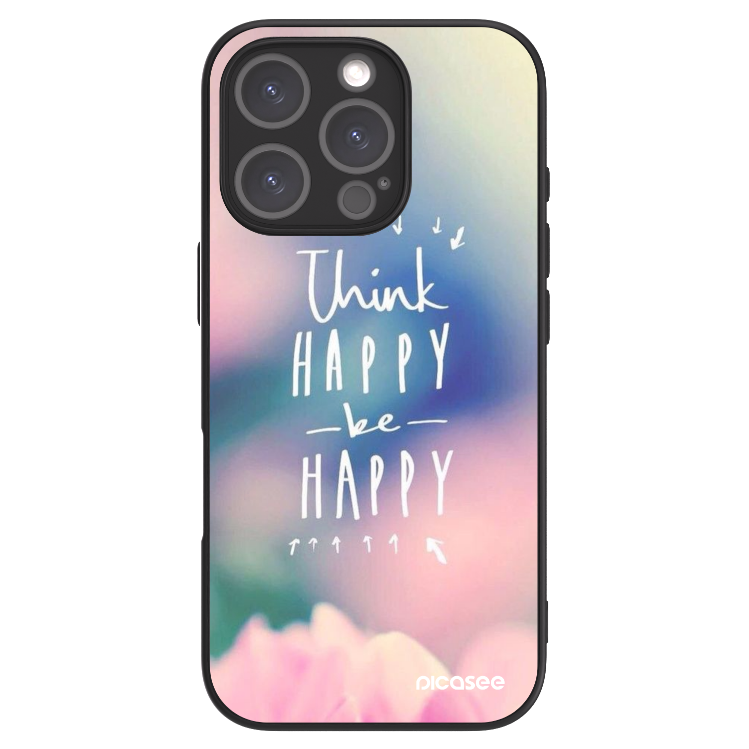 Picasee ULTIMATE CASE pentru Apple iPhone 16 Pro - Think happy be happy