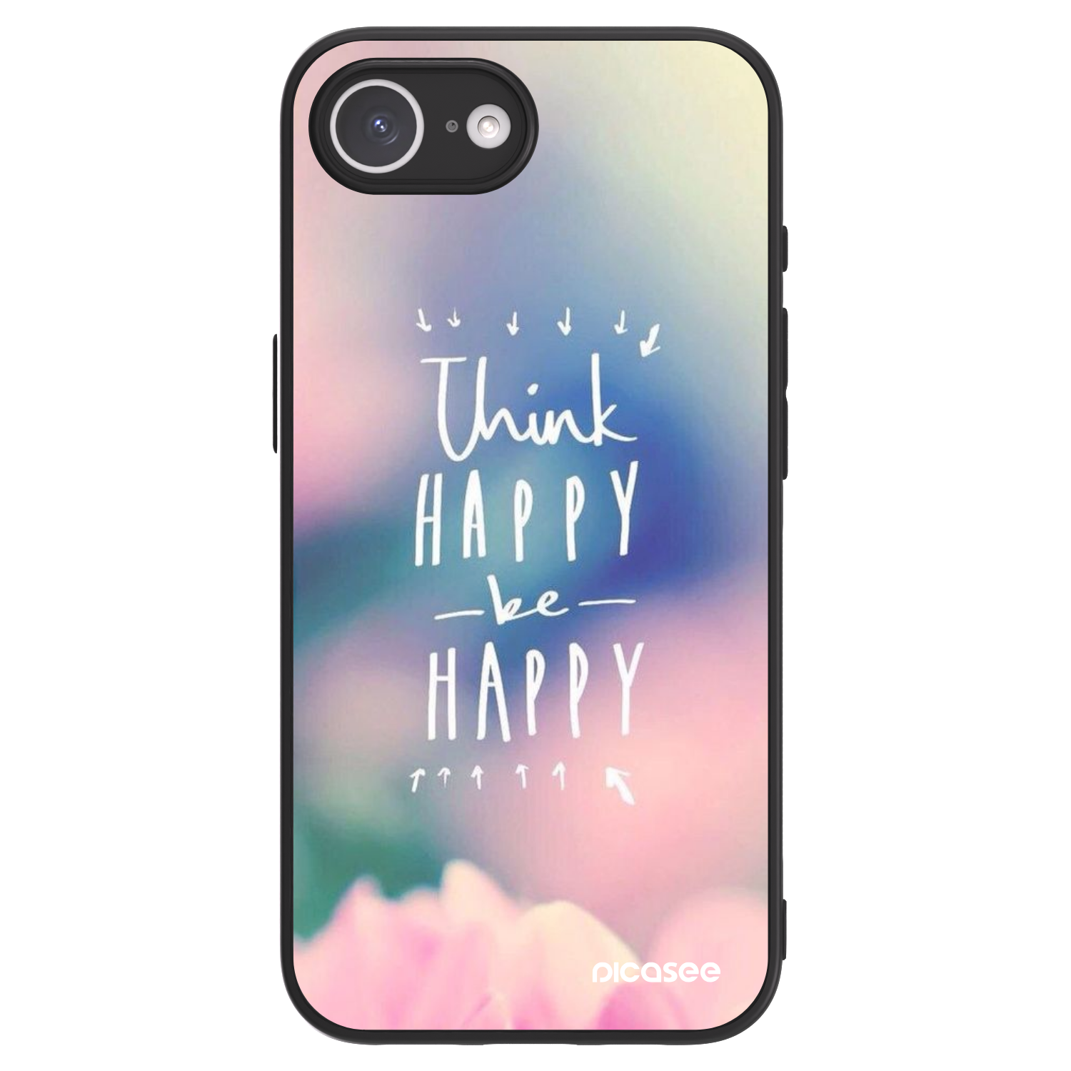 Picasee ULTIMATE CASE pentru Apple iPhone 16e - Think happy be happy