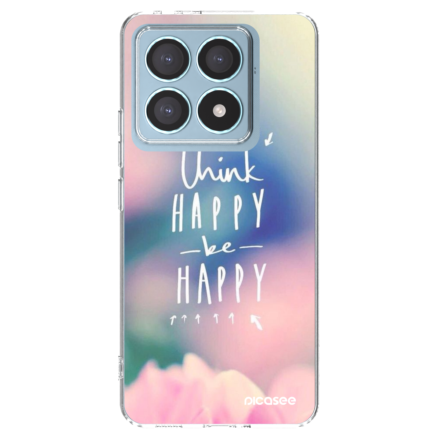 Picasee husă transparentă din silicon pentru Xiaomi 14T Pro - Think happy be happy