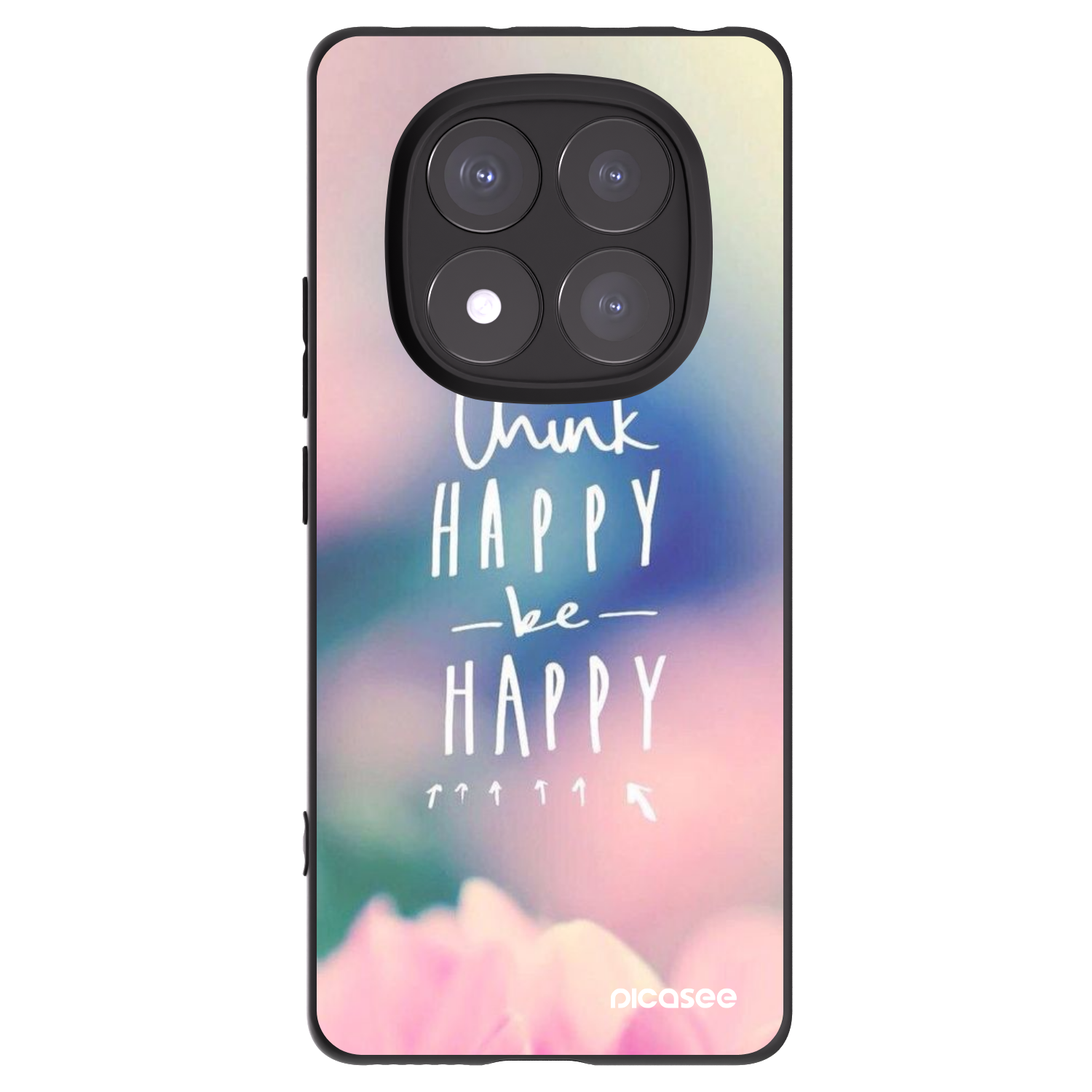 Picasee husă neagră din silicon pentru Xiaomi Redmi Note 14 Pro+ 5G - Think happy be happy