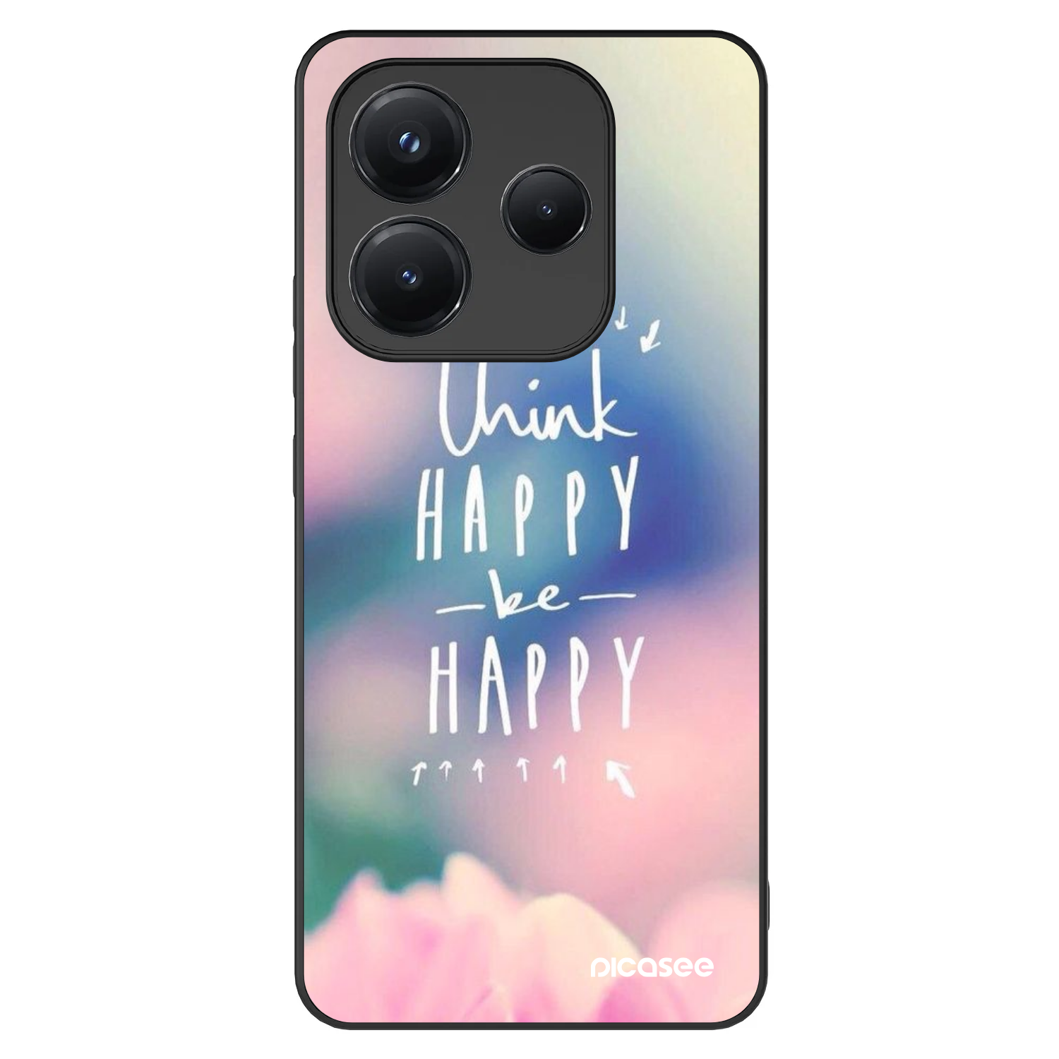 Picasee ULTIMATE CASE pentru Xiaomi Redmi Note 14 5G - Think happy be happy