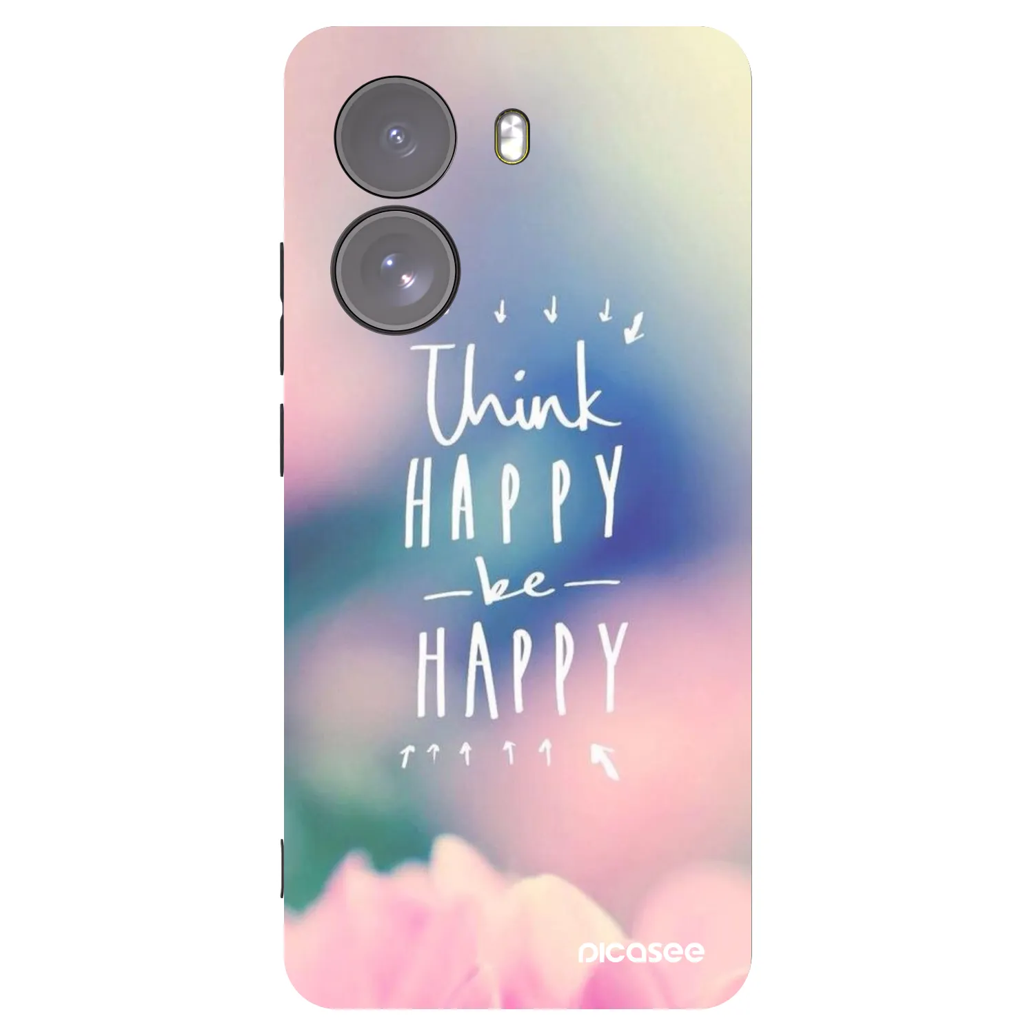 Picasee husă neagră din silicon pentru Xiaomi Poco X7 - Think happy be happy