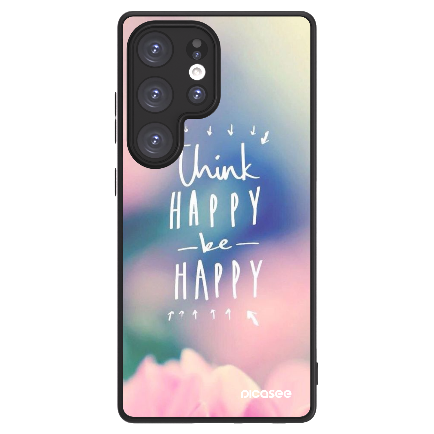 Picasee ULTIMATE CASE pentru Samsung Galaxy S25 Ultra 5G - Think happy be happy