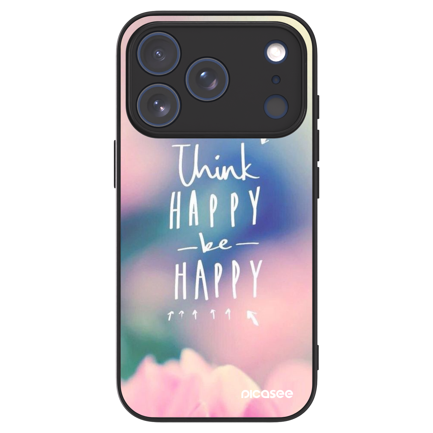 Picasee ULTIMATE CASE pentru Apple iPhone 17 Pro - Think happy be happy