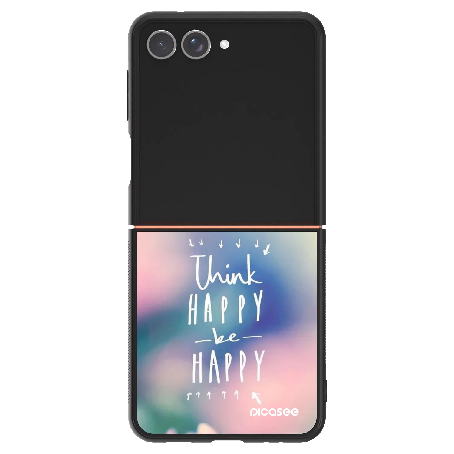 Picasee ULTIMATE CASE pentru Samsung Galaxy Z Flip7 5G - Think happy be happy